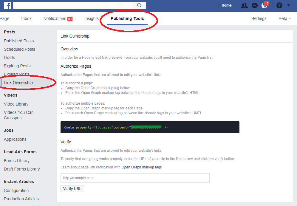 Bring back option to link a facebook page, instead of a facebook